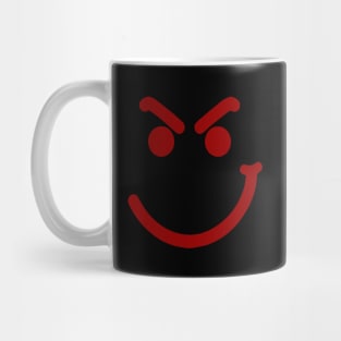 Mischievous Smirk Smile red3 Mug